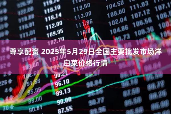 尊享配资 2025年5月29日全国主要批发市场洋白菜价格行情